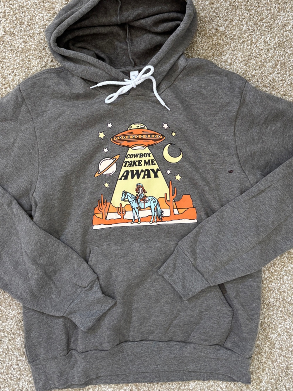 Cowboy Take Me Away UFO hoodie